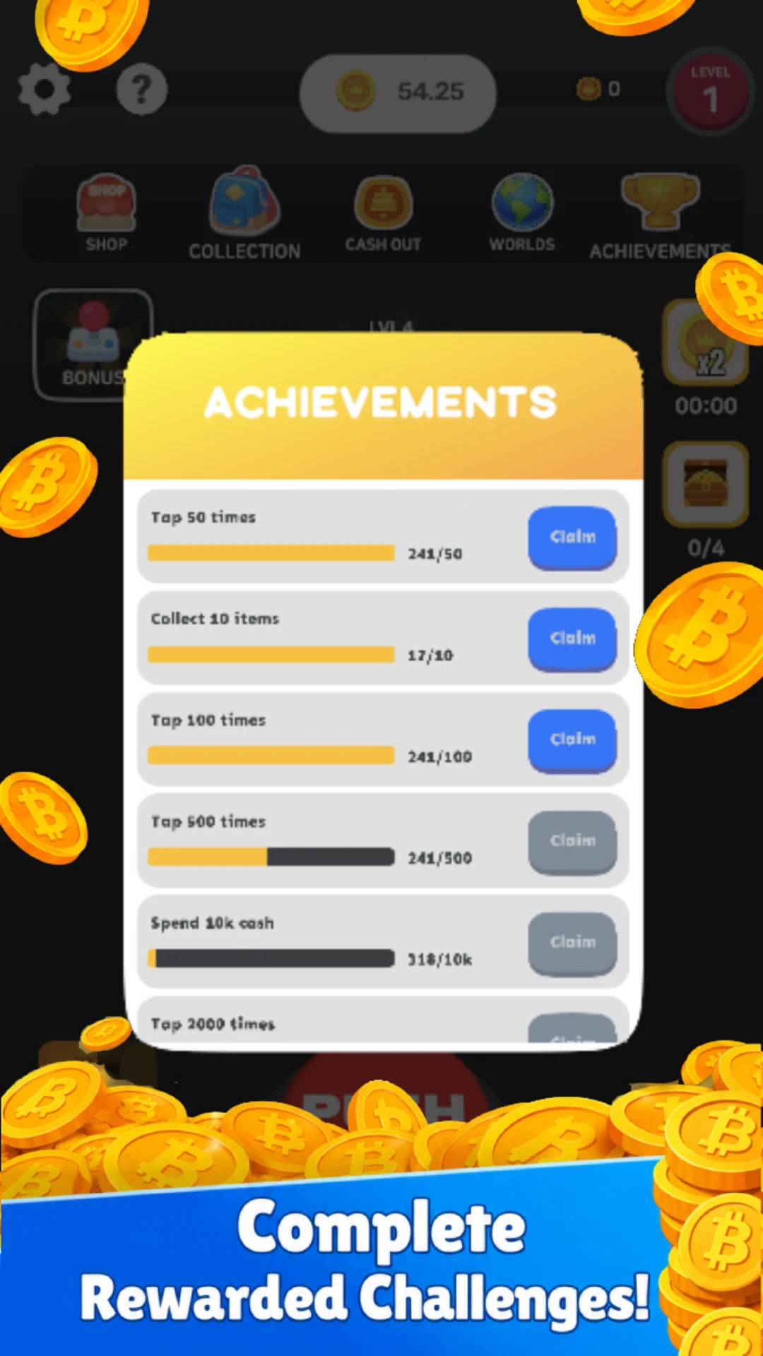 Coin Button Bonanza screenshot